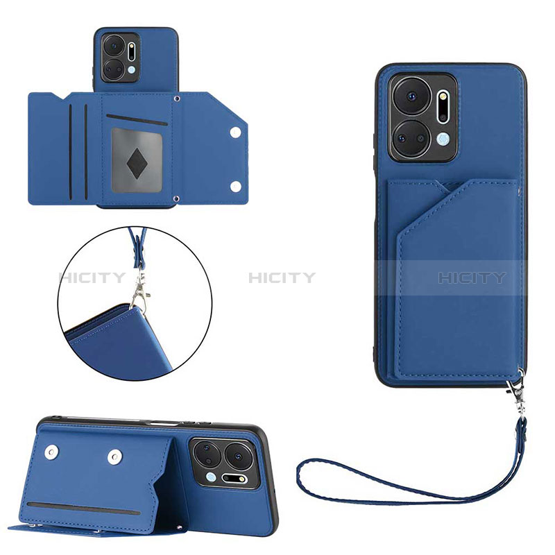 Coque Luxe Cuir Housse Etui Y02B pour Huawei Honor X7a Plus