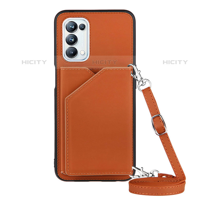 Coque Luxe Cuir Housse Etui Y02B pour OnePlus Nord N200 5G Marron Plus