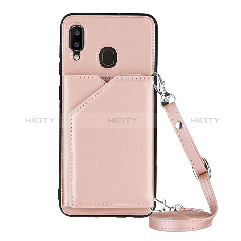 Coque Luxe Cuir Housse Etui Y02B pour Samsung Galaxy A20 Plus