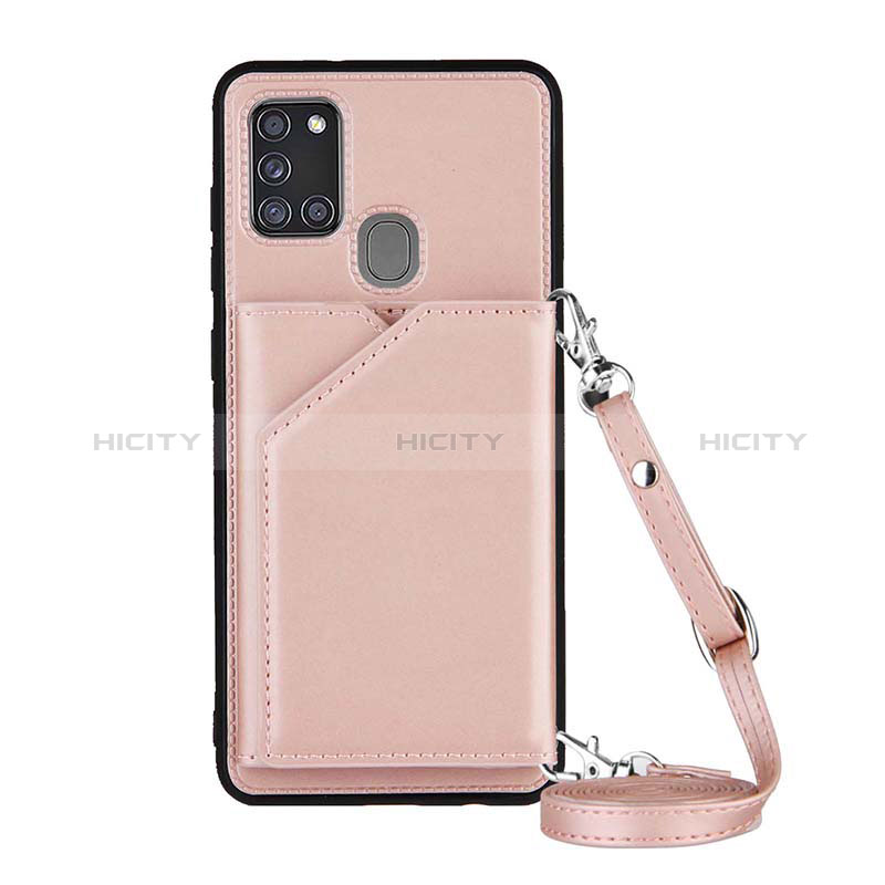 Coque Luxe Cuir Housse Etui Y02B pour Samsung Galaxy A21s Plus