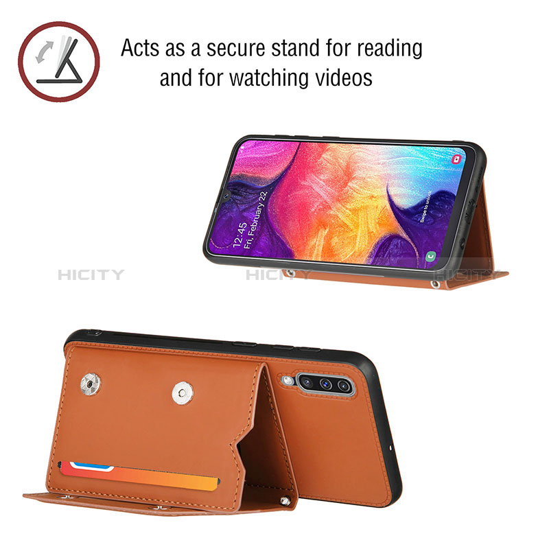 Coque Luxe Cuir Housse Etui Y02B pour Samsung Galaxy A50 Plus