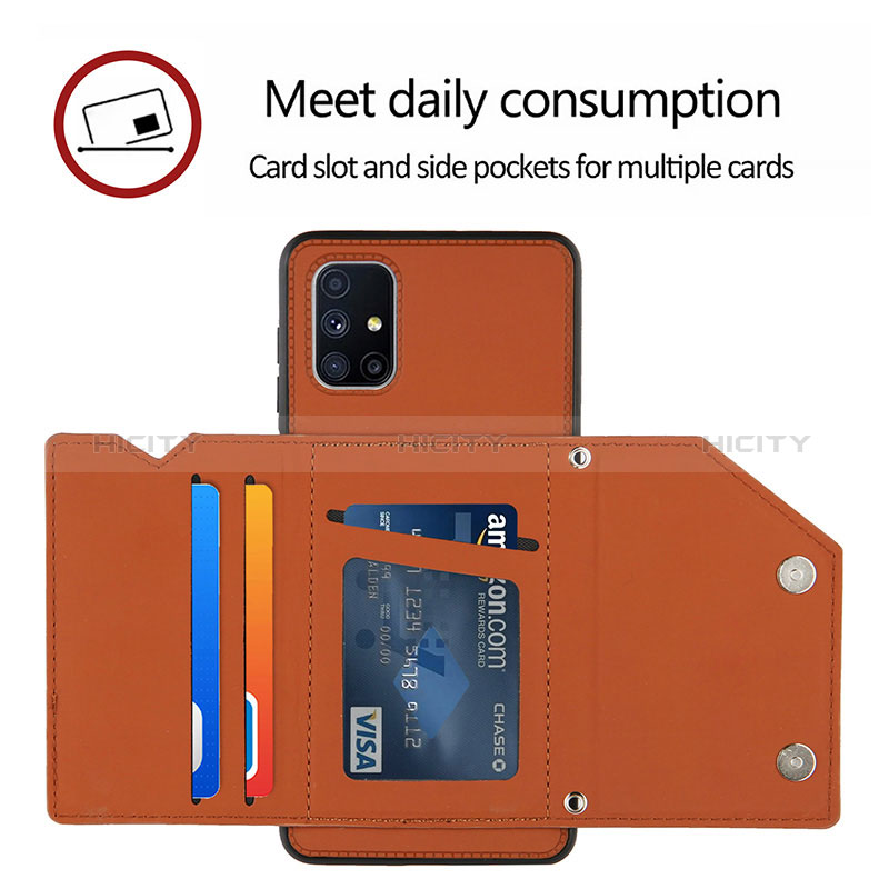 Coque Luxe Cuir Housse Etui Y02B pour Samsung Galaxy M51 Plus