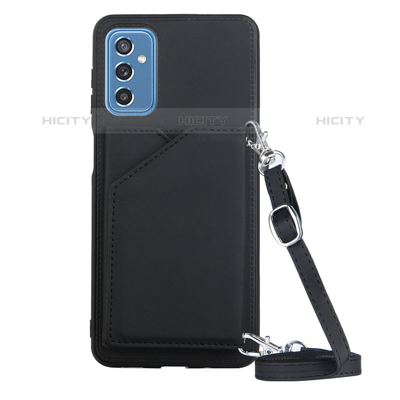 Coque Luxe Cuir Housse Etui Y02B pour Samsung Galaxy M52 5G Noir Plus