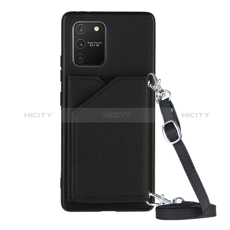 Coque Luxe Cuir Housse Etui Y02B pour Samsung Galaxy M80S Noir Plus