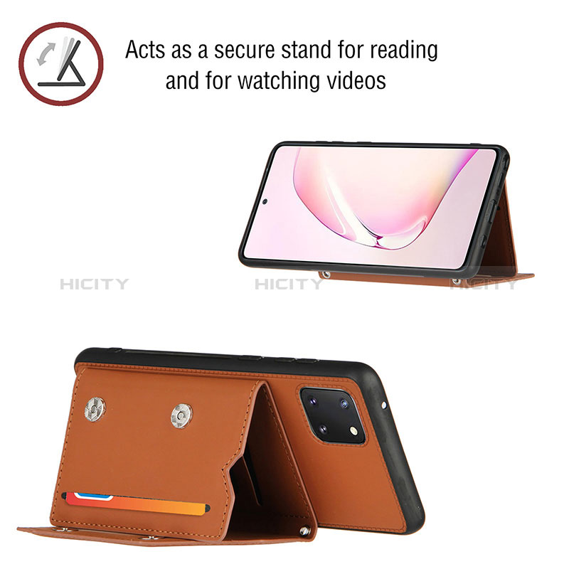 Coque Luxe Cuir Housse Etui Y03B pour Samsung Galaxy Note 10 Lite Plus