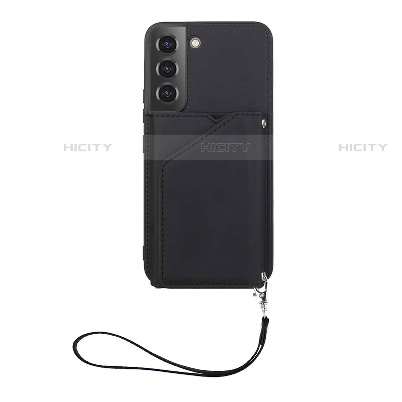 Coque Luxe Cuir Housse Etui Y03B pour Samsung Galaxy S21 Plus 5G Noir Plus