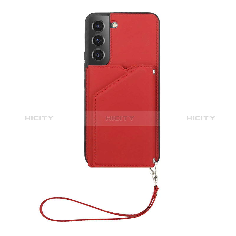 Coque Luxe Cuir Housse Etui Y03B pour Samsung Galaxy S24 Plus 5G Rouge Plus