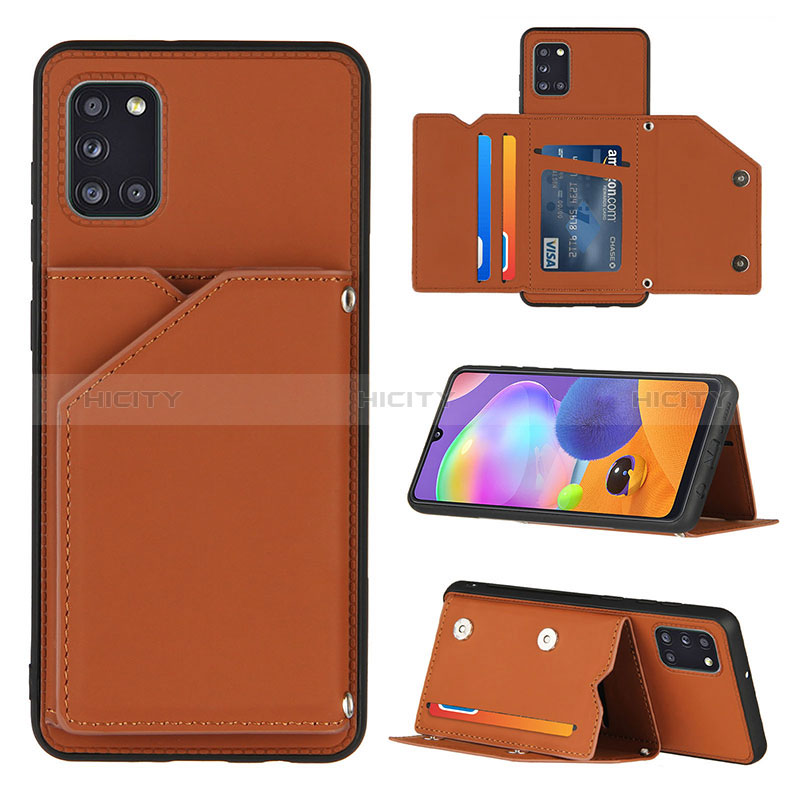 Coque Luxe Cuir Housse Etui Y04B pour Samsung Galaxy A31 Plus