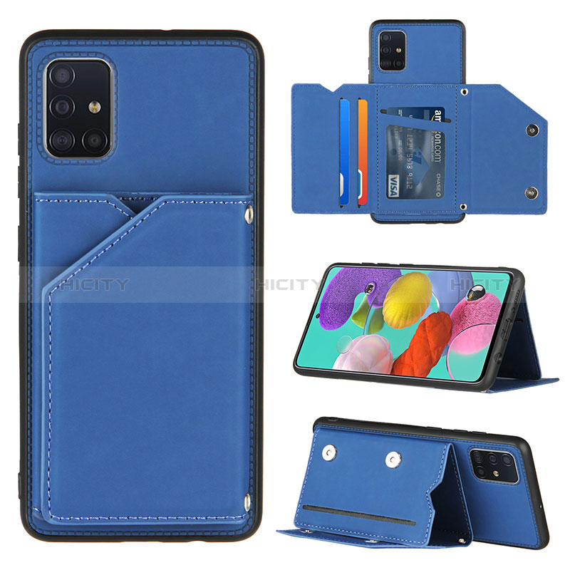 Coque Luxe Cuir Housse Etui Y04B pour Samsung Galaxy A51 4G Plus