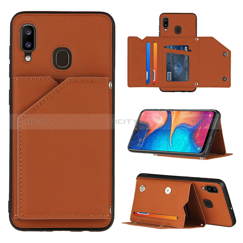 Coque Luxe Cuir Housse Etui Y04B pour Samsung Galaxy M10S Plus