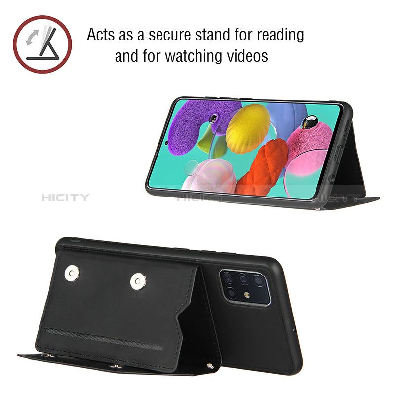 Coque Luxe Cuir Housse Etui Y04B pour Samsung Galaxy M40S Plus