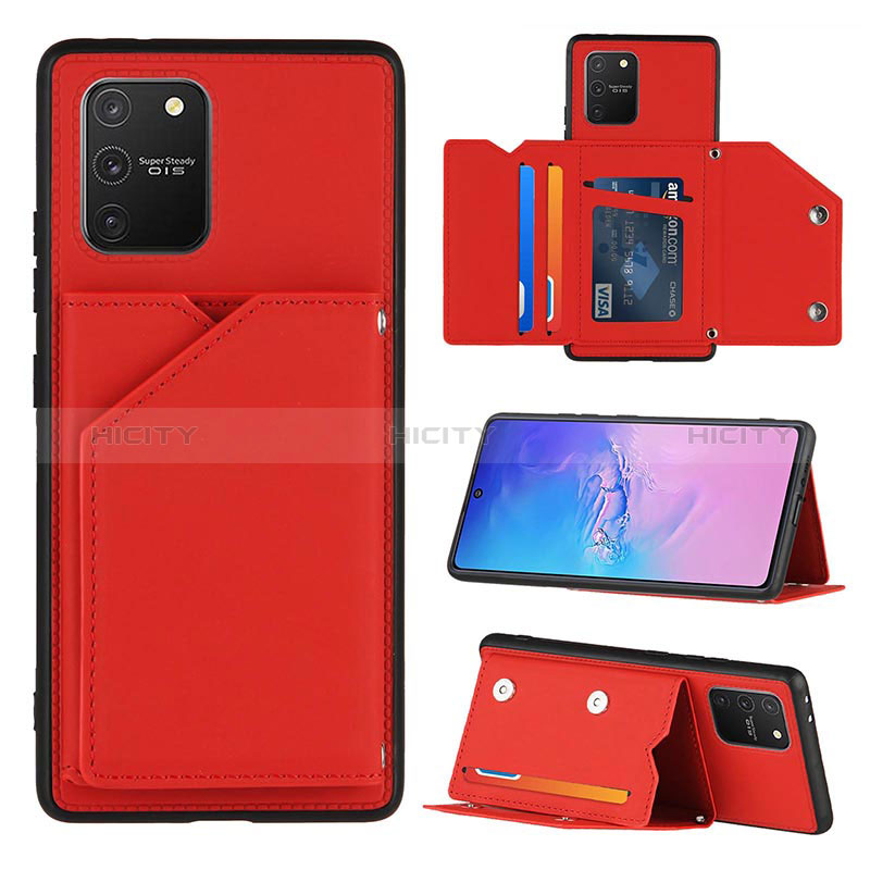 Coque Luxe Cuir Housse Etui Y04B pour Samsung Galaxy M80S Rouge Plus