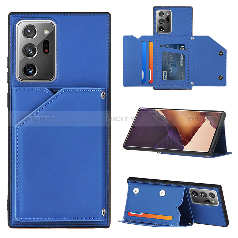 Coque Luxe Cuir Housse Etui Y04B pour Samsung Galaxy Note 20 Ultra 5G Plus