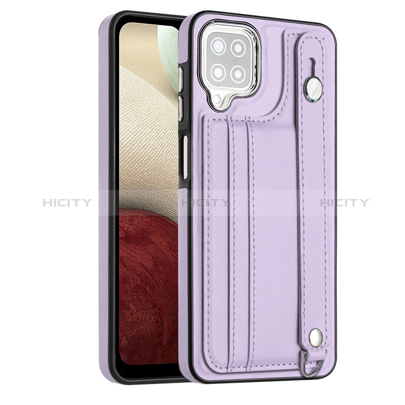 Coque Luxe Cuir Housse Etui YB1 pour Samsung Galaxy A12 5G Plus