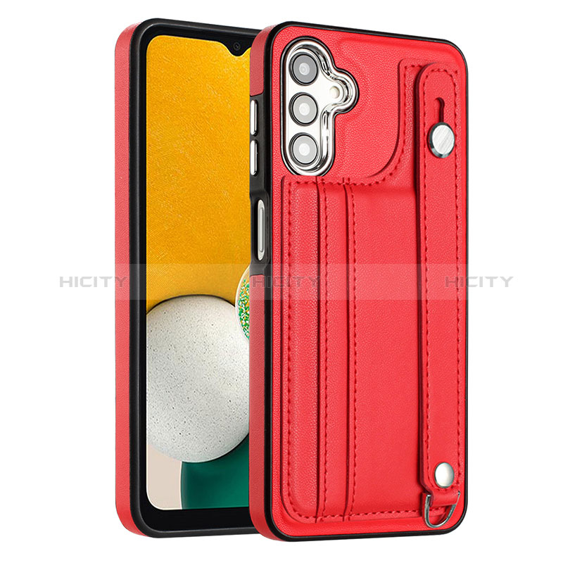 Coque Luxe Cuir Housse Etui YB1 pour Samsung Galaxy A13 5G Rouge Plus