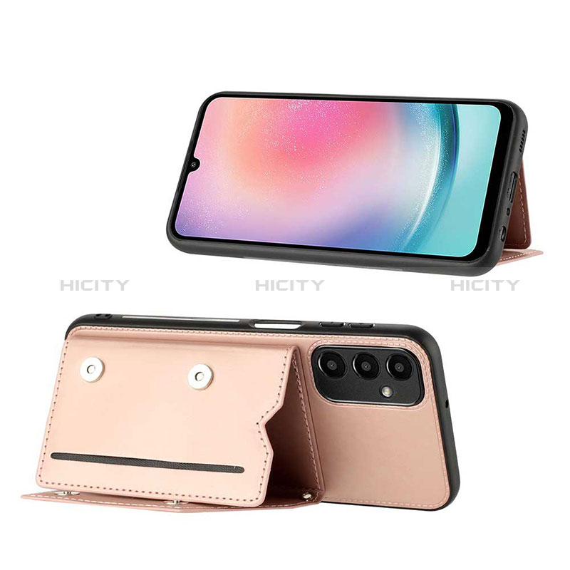 Coque Luxe Cuir Housse Etui YB1 pour Samsung Galaxy A14 4G Plus