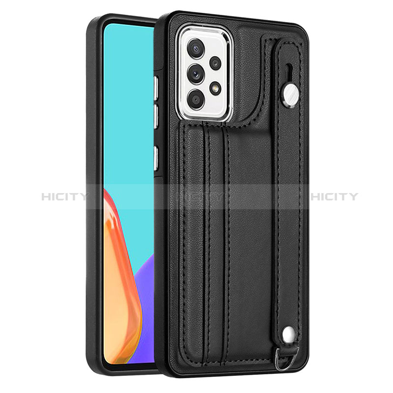 Coque Luxe Cuir Housse Etui YB1 pour Samsung Galaxy A53 5G Noir Plus