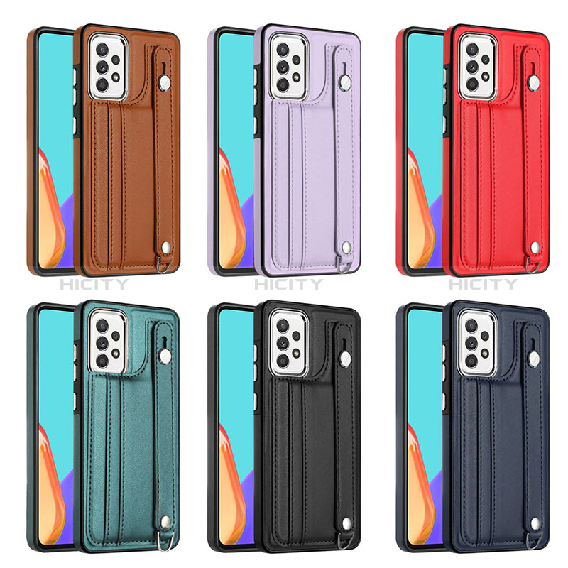 Coque Luxe Cuir Housse Etui YB1 pour Samsung Galaxy A72 5G Plus