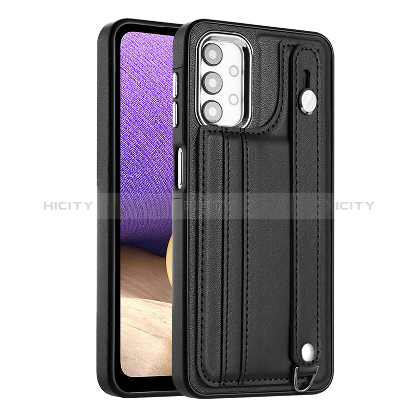 Coque Luxe Cuir Housse Etui YB1 pour Samsung Galaxy M32 5G Noir Plus