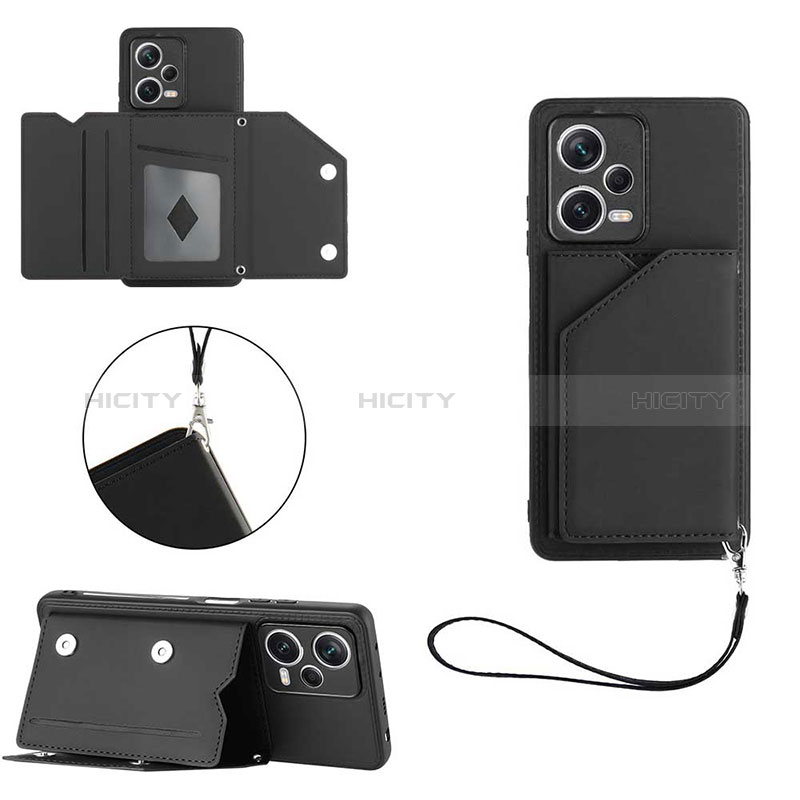 Coque Luxe Cuir Housse Etui YB1 pour Xiaomi Redmi Note 12 Pro 5G Plus