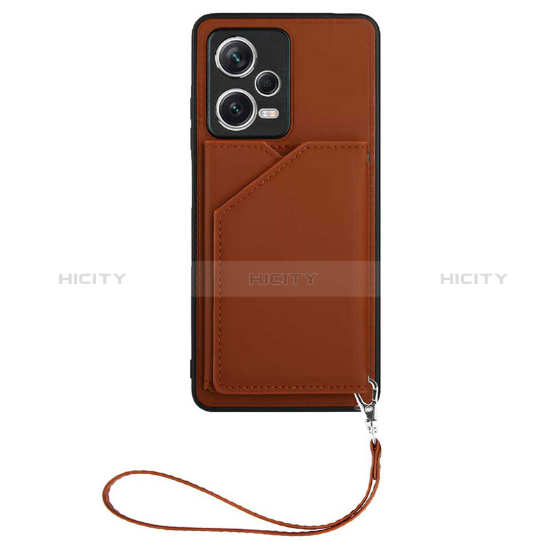 Coque Luxe Cuir Housse Etui YB1 pour Xiaomi Redmi Note 12 Pro+ Plus 5G Marron Plus