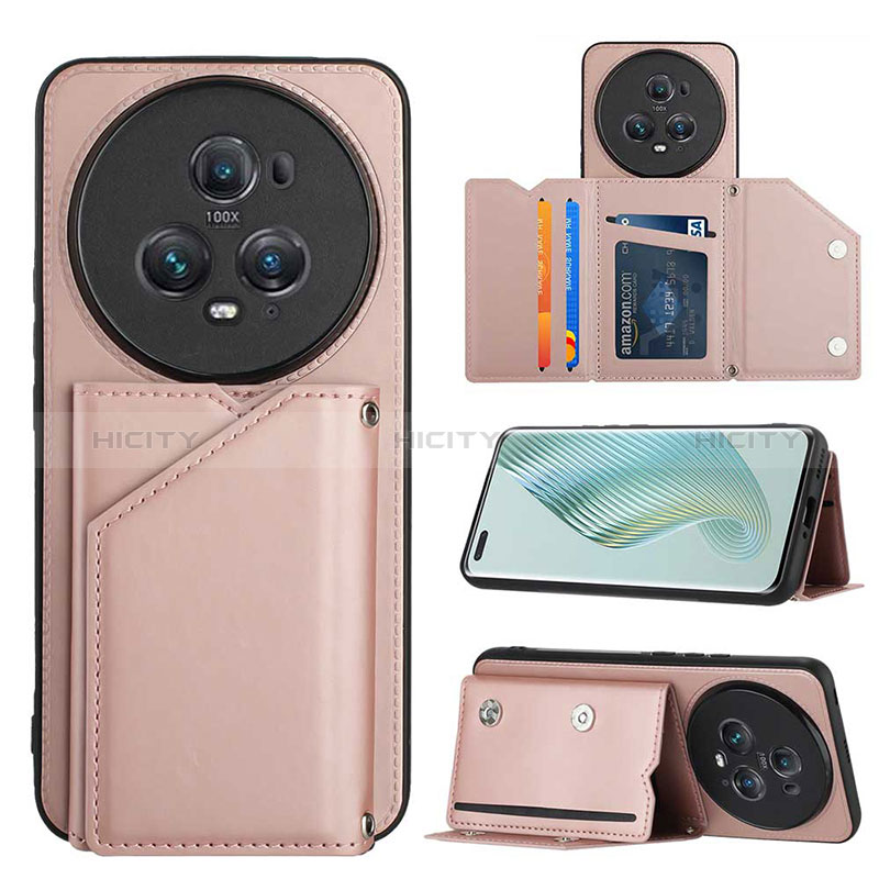 Coque Luxe Cuir Housse Etui YB2 pour Huawei Honor Magic5 Pro 5G Plus