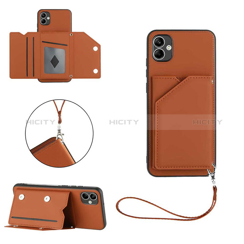 Coque Luxe Cuir Housse Etui YB2 pour Samsung Galaxy A04 4G Plus