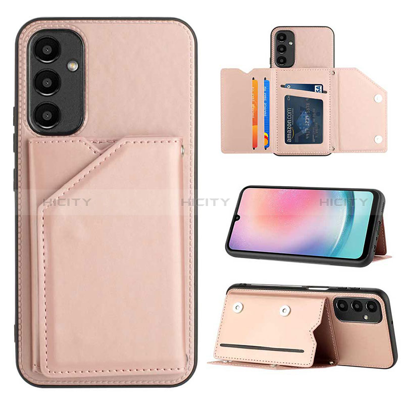 Coque Luxe Cuir Housse Etui YB2 pour Samsung Galaxy A14 4G Plus