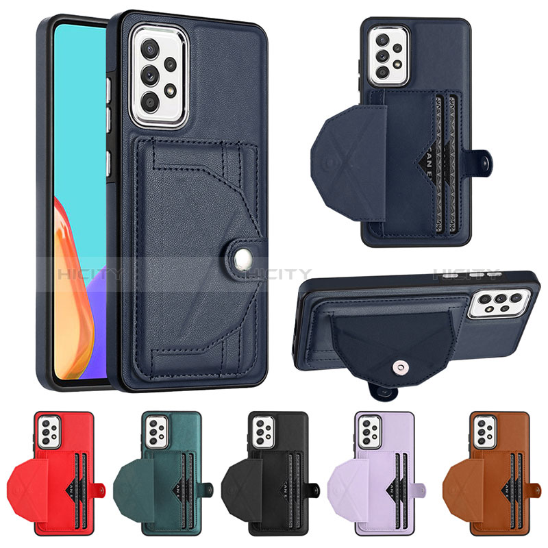 Coque Luxe Cuir Housse Etui YB2 pour Samsung Galaxy A52 4G Plus