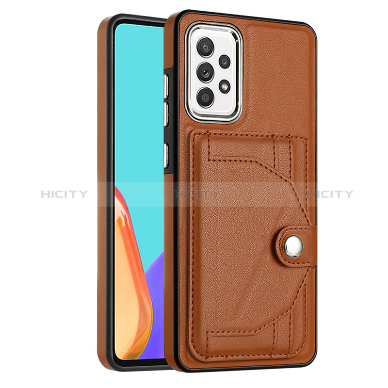 Coque Luxe Cuir Housse Etui YB2 pour Samsung Galaxy A52 4G Plus