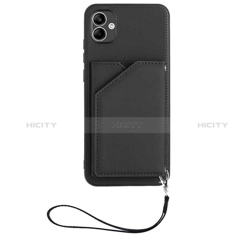 Coque Luxe Cuir Housse Etui YB2 pour Samsung Galaxy M04 Noir Plus