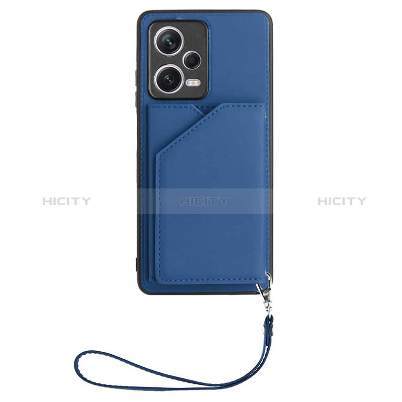 Coque Luxe Cuir Housse Etui YB2 pour Xiaomi Poco X5 5G Bleu Plus