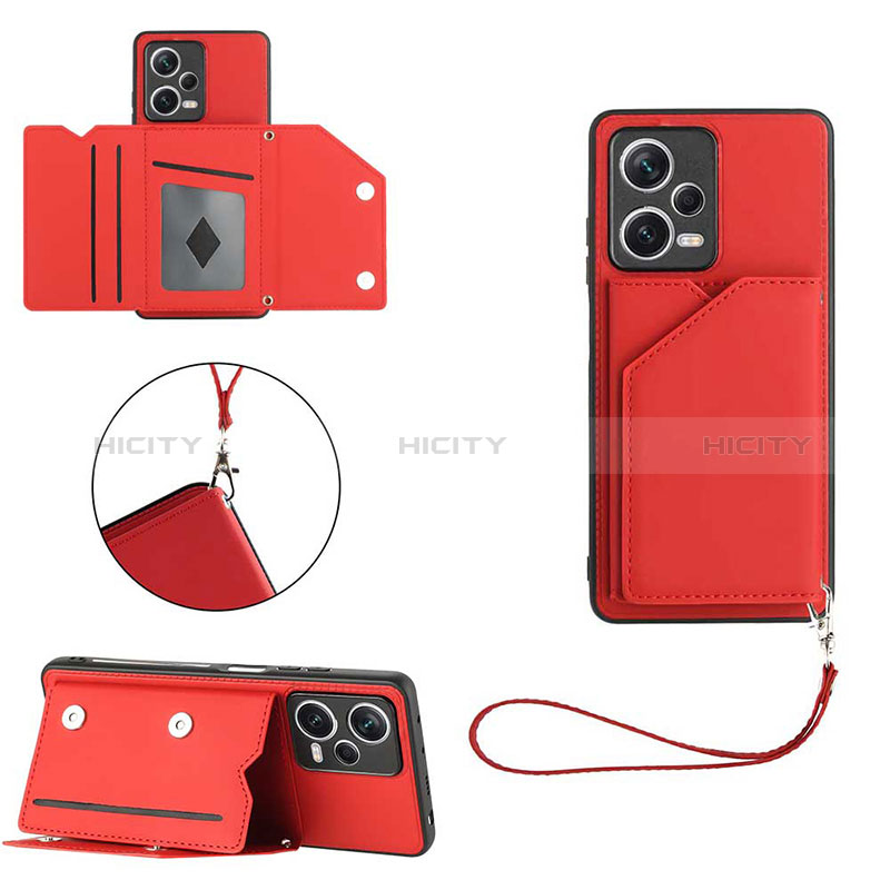 Coque Luxe Cuir Housse Etui YB2 pour Xiaomi Redmi Note 12 Pro 5G Plus