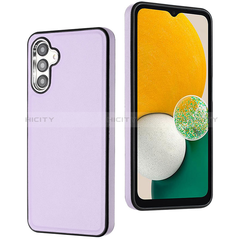 Coque Luxe Cuir Housse Etui YB3 pour Samsung Galaxy A13 5G Violet Plus