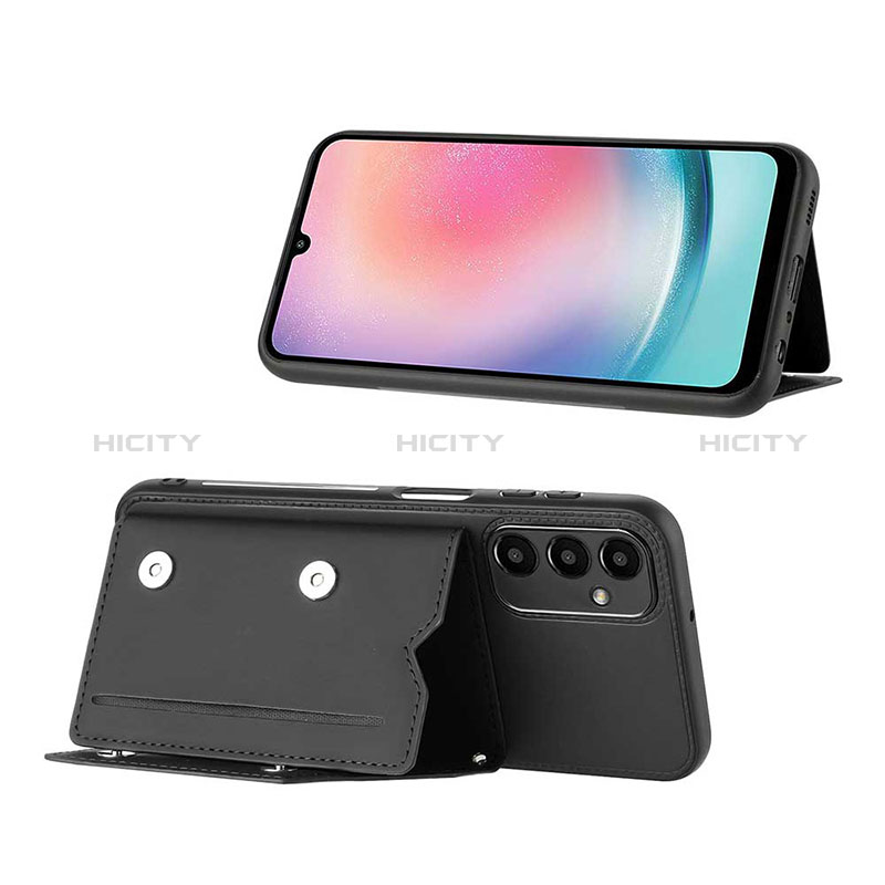 Coque Luxe Cuir Housse Etui YB3 pour Samsung Galaxy A24 4G Plus