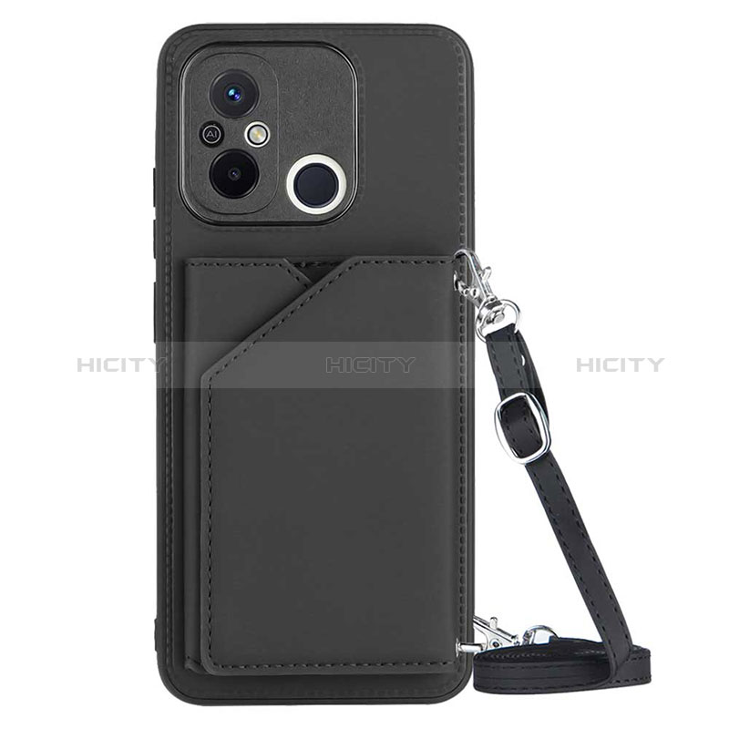 Coque Luxe Cuir Housse Etui YB3 pour Xiaomi Poco C55 Noir Plus