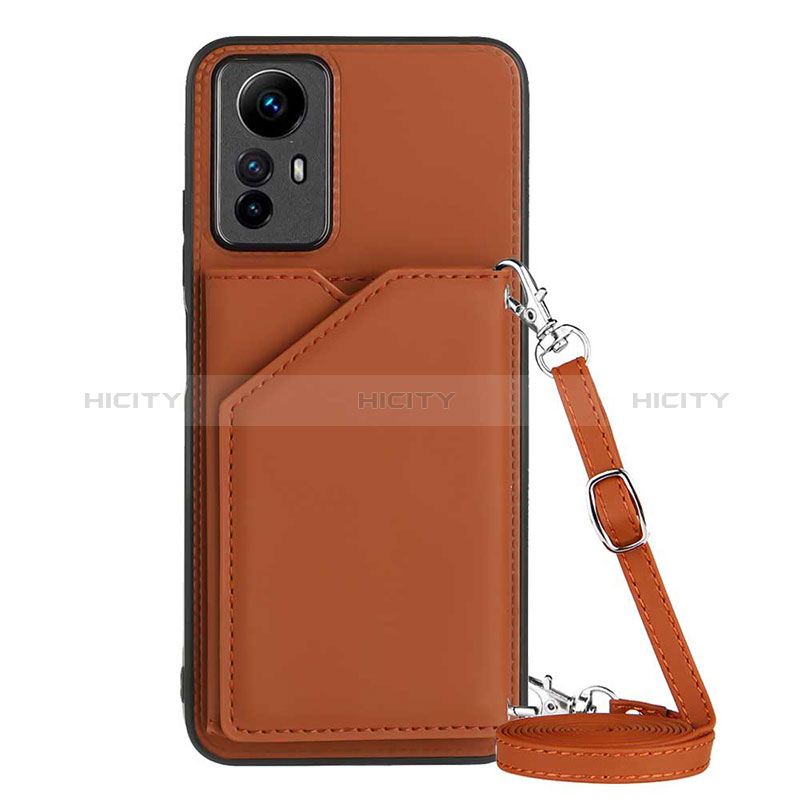 Coque Luxe Cuir Housse Etui YB3 pour Xiaomi Redmi Note 12S Marron Plus