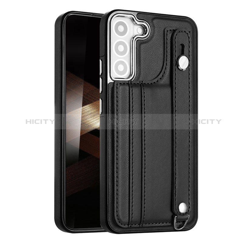 Coque Luxe Cuir Housse Etui YB4 pour Samsung Galaxy S24 5G Noir Plus