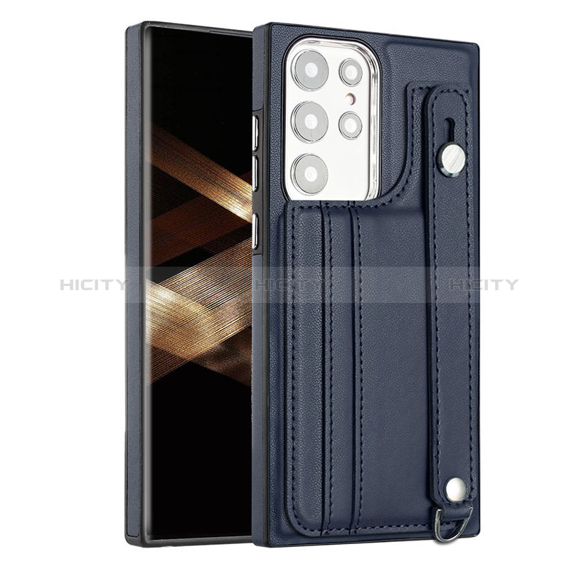 Coque Luxe Cuir Housse Etui YB4 pour Samsung Galaxy S24 Ultra 5G Plus