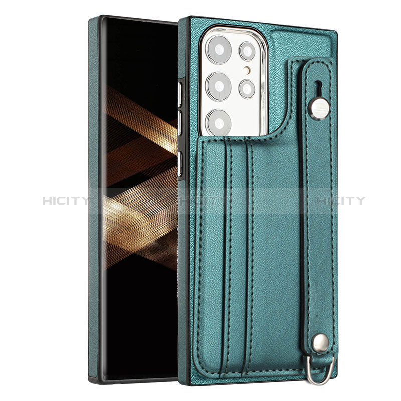 Coque Luxe Cuir Housse Etui YB4 pour Samsung Galaxy S24 Ultra 5G Plus