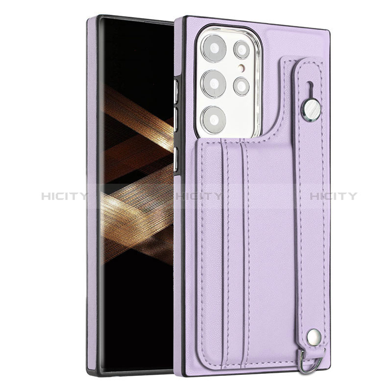 Coque Luxe Cuir Housse Etui YB4 pour Samsung Galaxy S24 Ultra 5G Plus