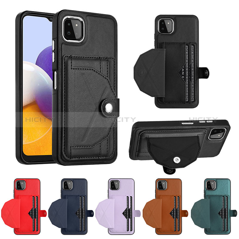 Coque Luxe Cuir Housse Etui YB5 pour Samsung Galaxy A22 5G Plus