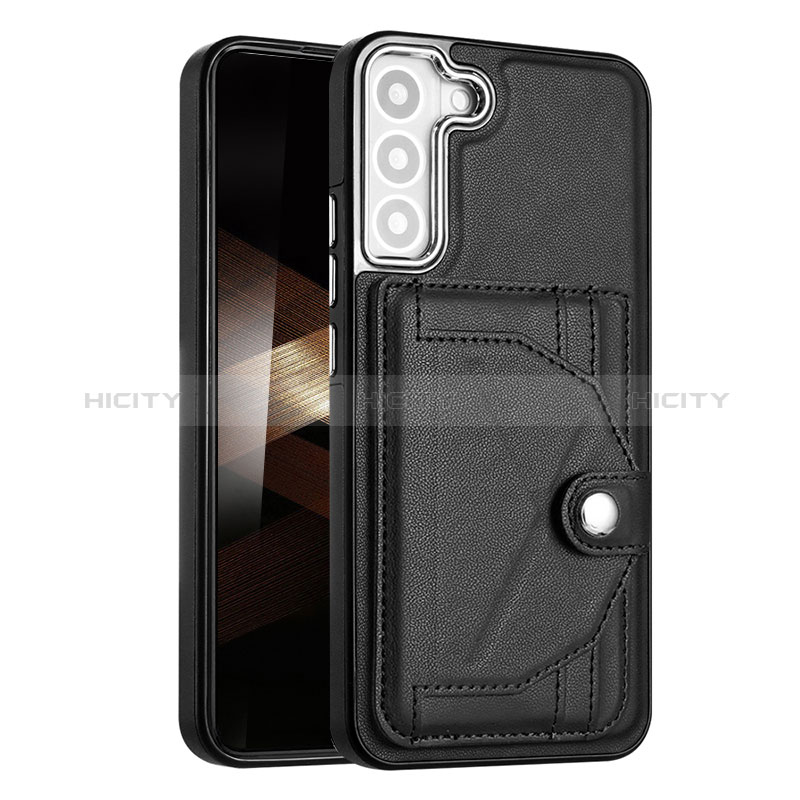 Coque Luxe Cuir Housse Etui YB5 pour Samsung Galaxy S24 5G Noir Plus