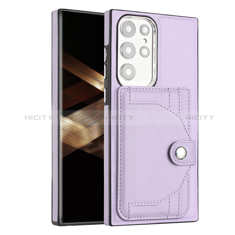 Coque Luxe Cuir Housse Etui YB5 pour Samsung Galaxy S24 Ultra 5G Plus