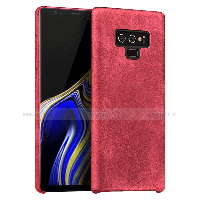 Coque Luxe Cuir Housse L01 pour Samsung Galaxy Note 9 Rouge Plus