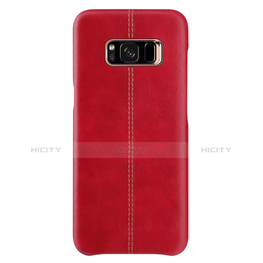 Coque Luxe Cuir Housse L01 pour Samsung Galaxy S8 Plus Rouge Plus