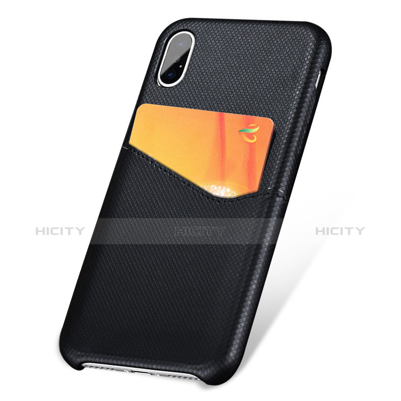 Coque Luxe Cuir Housse L05 pour Apple iPhone Xs Max Noir Plus