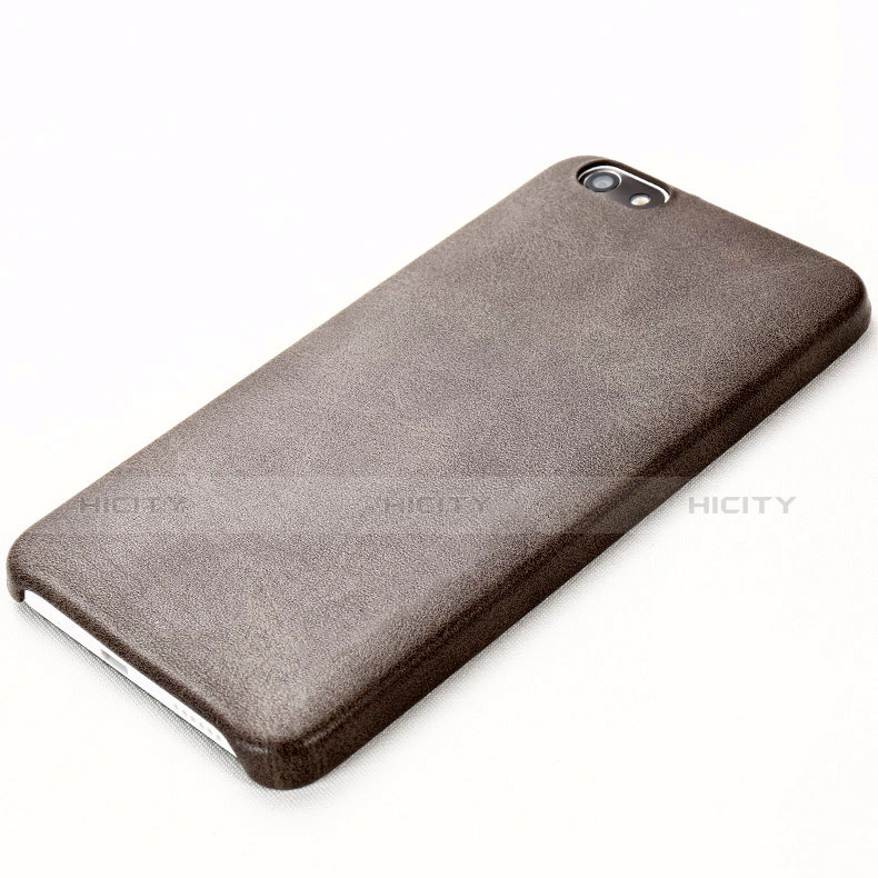 Coque Luxe Cuir Housse pour Huawei Honor 4X Marron Plus