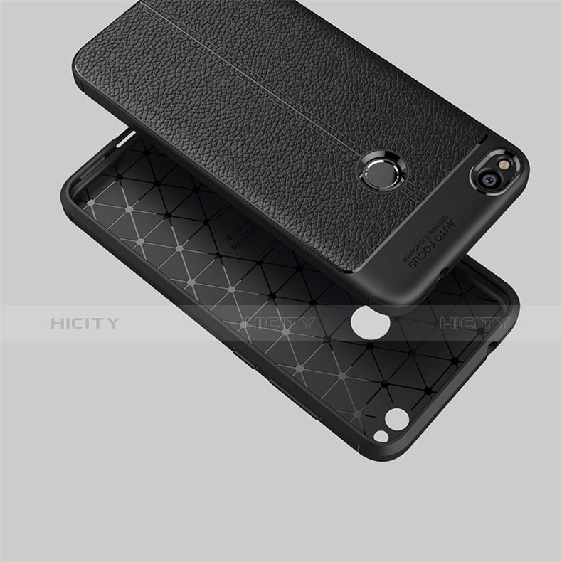 Coque Luxe Cuir Housse pour Huawei Honor 8 Lite Noir Plus