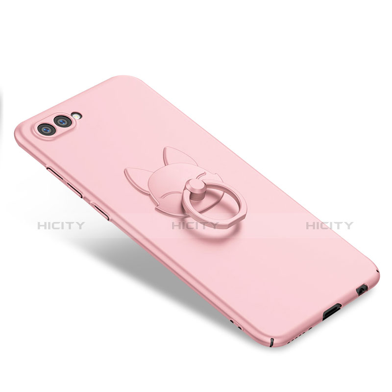 Coque Plastique Housse Etui Rigide Mat avec Support Bague Anneau A01 pour Huawei Honor V10 Plus